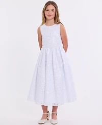 Bonnie Jean Big Girls Sequin Lace Ballerina Communion Dress