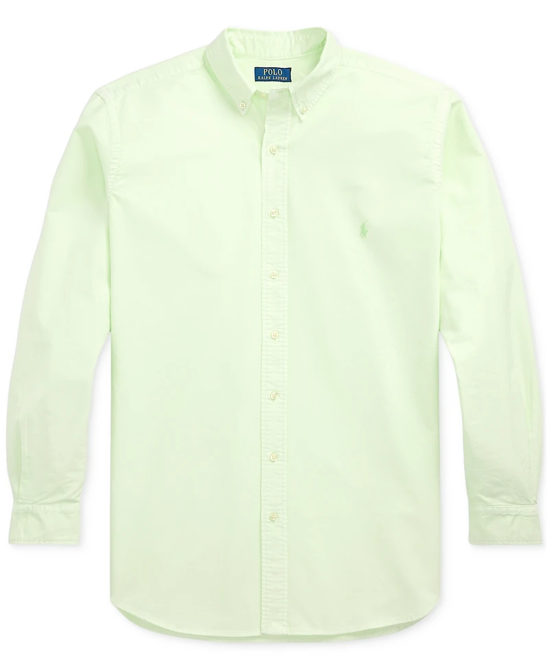 Polo Ralph Lauren Men's Big & Tall Mineral-Dyed Oxford Shirt