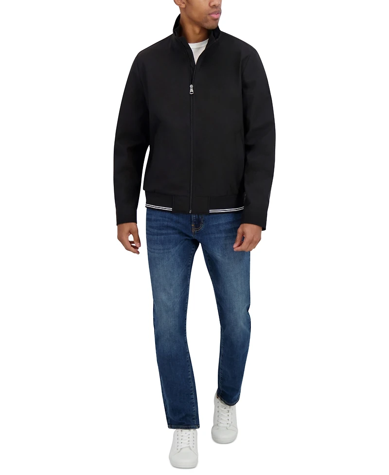 Nautica Men's Zip-Front Bomber Jacket