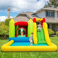 Outdoor Inflatable Bounce House Fun and Durable Playset for Kids