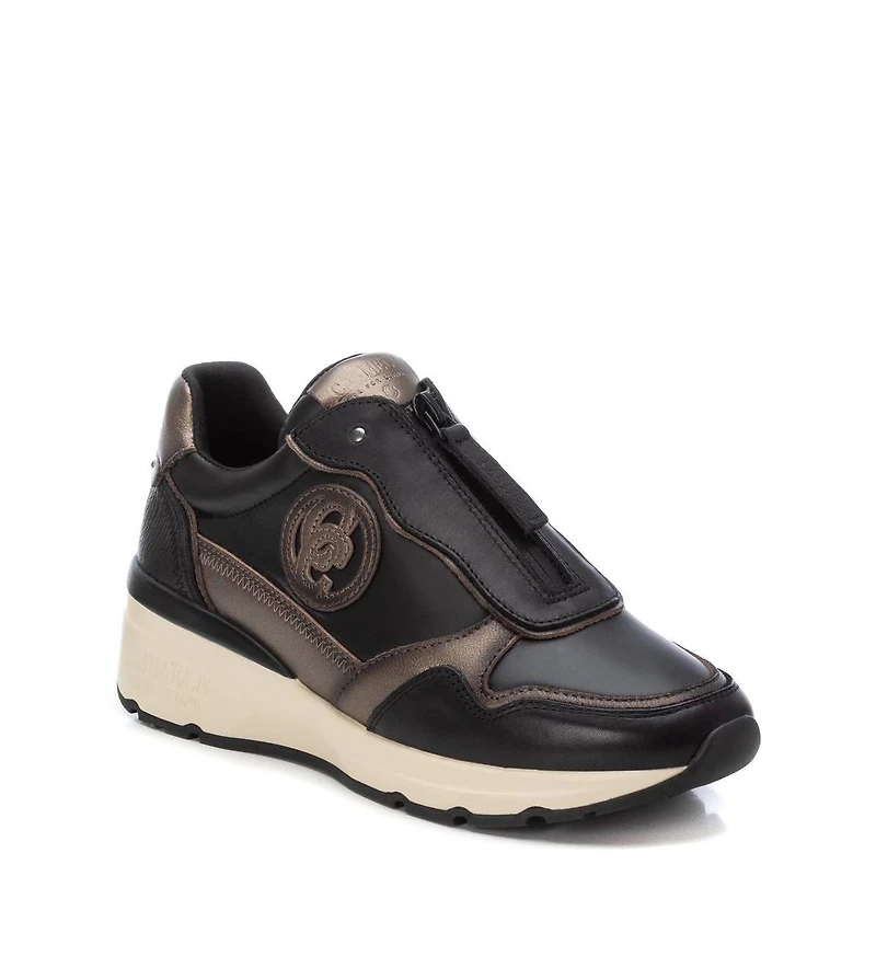 Carmela Collection Women's Leather Casual Sneakers By Xti