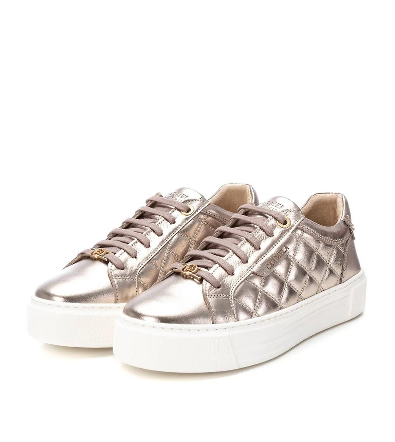 Carmela Collection Women's Leather Casual Sneakers By Xti