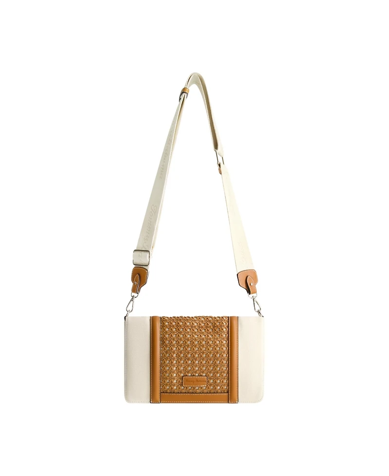 Tommy Bahama Woven Flap Crossbody Bag