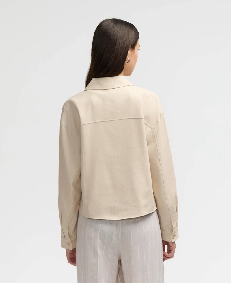 Nvlt Women s Double Pocket Shacket