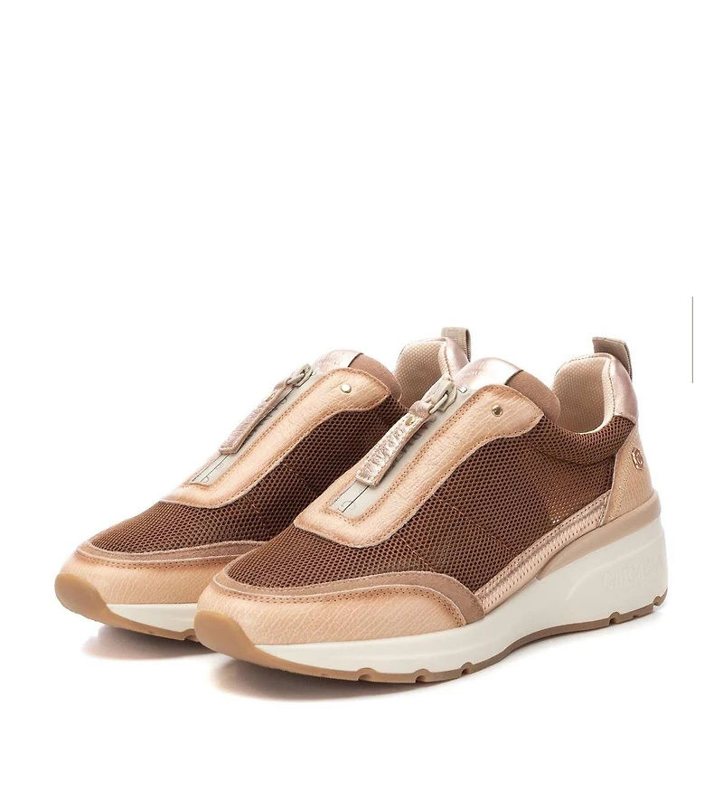 Carmela Collection Women's Leather Casual Sneakers By Xti