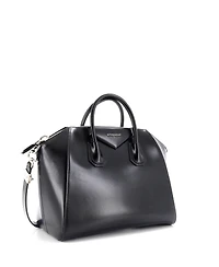 Pre-Owned Givenchy Antigona Bag Glazed Leather