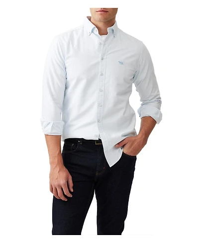 Rodd & Gunn Men's Oxford Stripe Long Sleeve Sports Fit Shirt