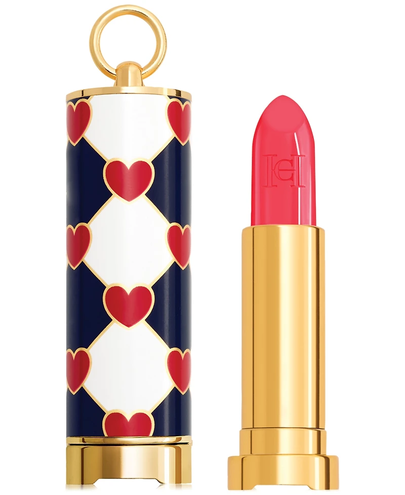 Carolina Herrera Fabulous Kiss Sheer Refillable Lipstick & Love Wins Lipstick Cap