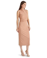 Steve Madden Women's Mo Mock Neck Midi Dress