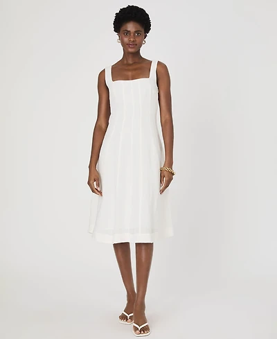 French Connection Women's Birdie Square-Neck A-Line Dress