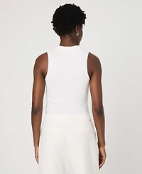 French Connection Women's Cotton Mozza V-Neck Sleeveless Sweater