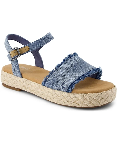 Toms Women's Abby Open Toe Flat Sandals