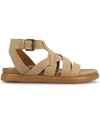 Journee Collection Women's Mistee Strappy Fisherman Flat Sandals