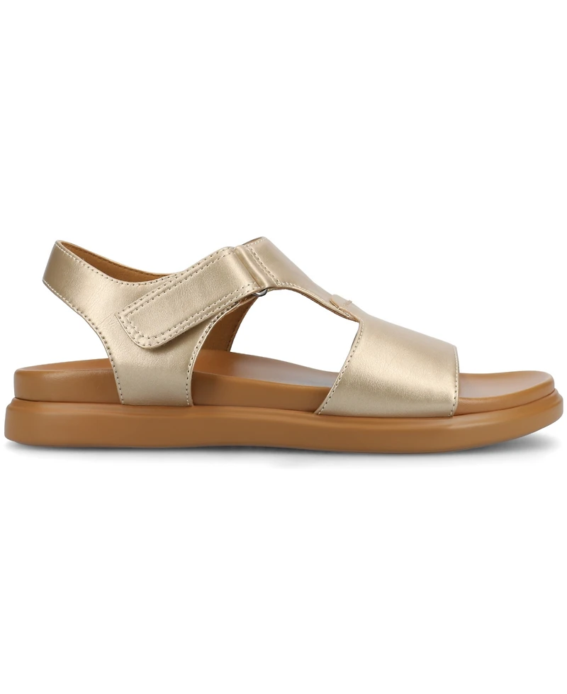 Journee Collection Women's Mira Footbed Flat Sandals