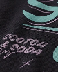 Scotch & Soda Men's Front and Back Artwork T-Shirt