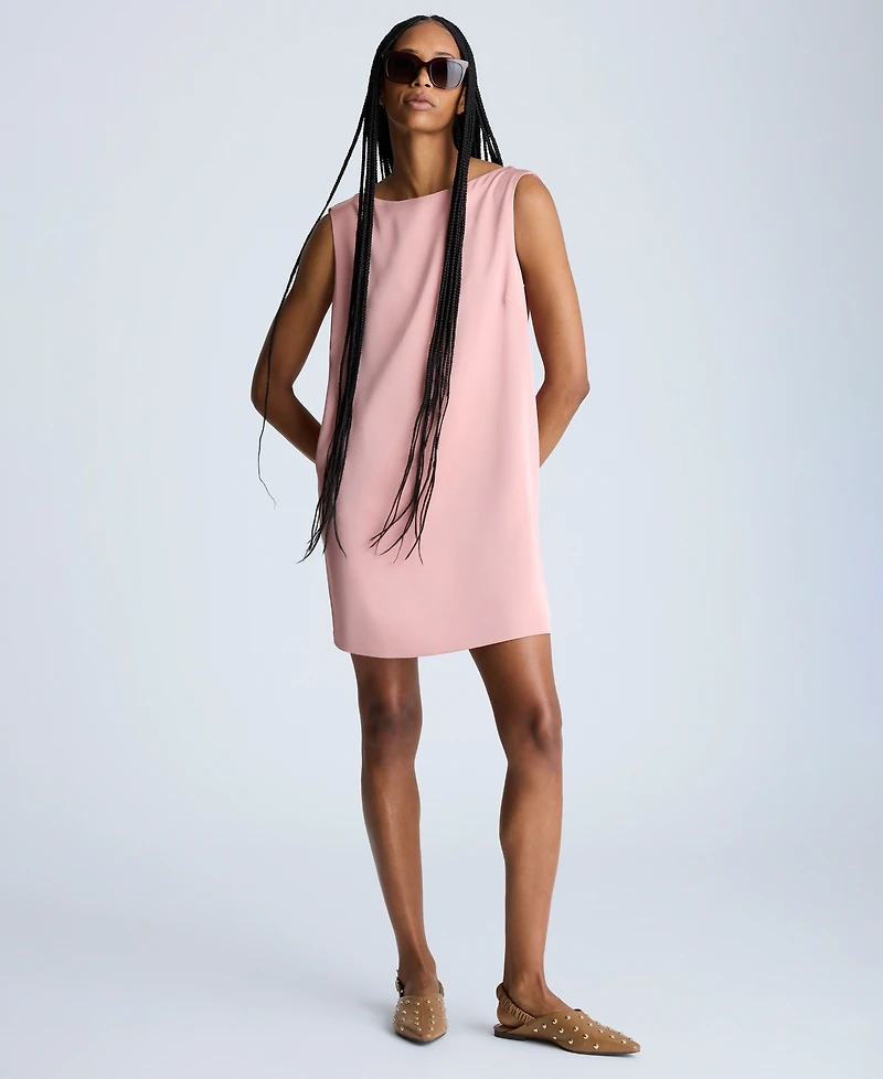 Kenneth Cole Women's Draped Open-Back Shift Dress