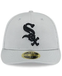 New Era Men's Gray Chicago White Sox 2025 Spring Training Low Profile 59FIFTY Fitted Hat