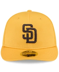 New Era Men's Gold San Diego Padres 2025 Spring Training Low Profile 59FIFTY Fitted Hat