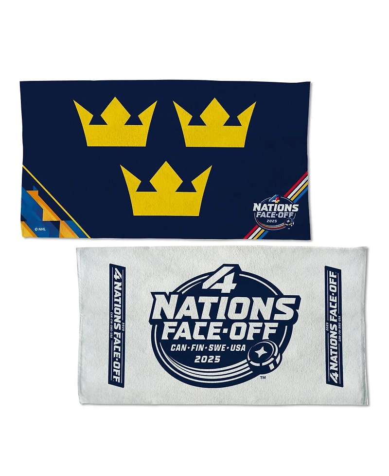 Wincraft Sweden 2025 4 Nations Face-Off Locker Room 22'' x 42'' Double-Sided Towel