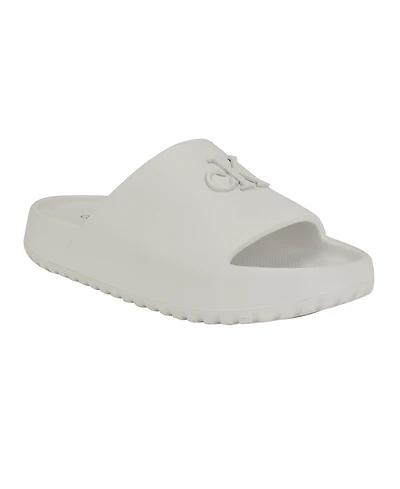 Calvin Klein Women's Nanzey Logo Pool Slide Sandals