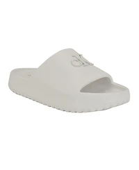 Calvin Klein Women's Nanzey Logo Pool Slide Sandals
