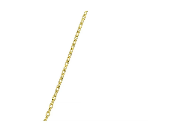 Gold Plated SIlver and Cubic Zirconia Bow Necklace 18 inches adjustable