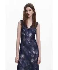 Desigual Women's Collina Strada satin floral dress