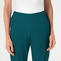 Wink Petite W123 Flat Front Cargo Scrub Pant