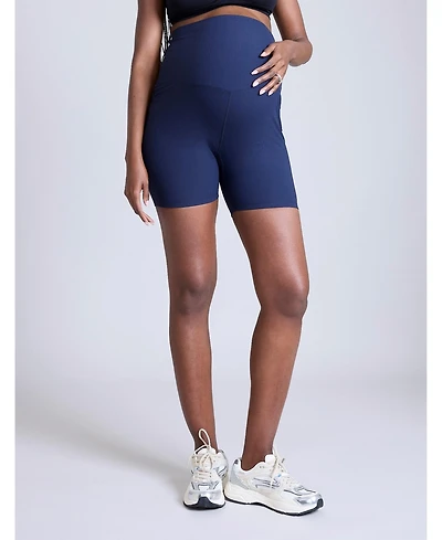 Motherhood Maternity 6 1/2" Ribbed Biker Short
