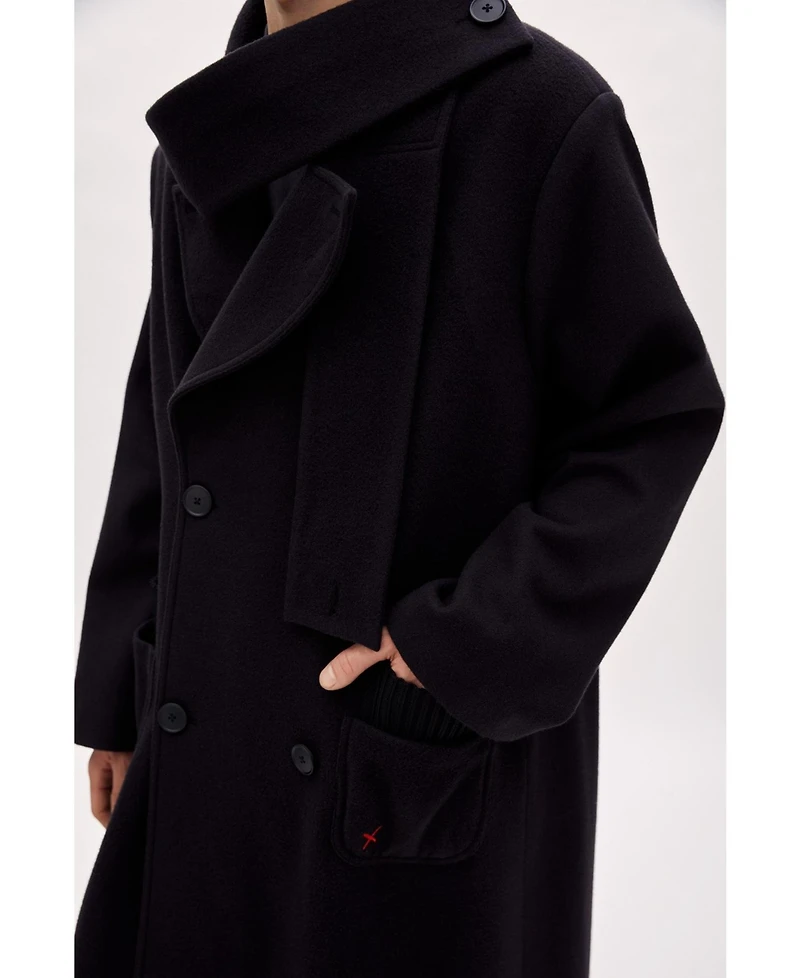 Pcfg Men's Wool Long Coat