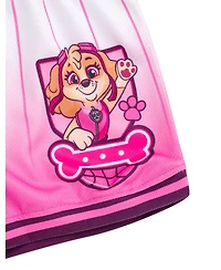 Paw Patrol Girls Mesh Jersey Tank Top and Basketball Shorts Athletic Outfit Set