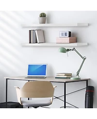 Sorbus Pack 47 x 9.25 Inch Wall Mounted Floating Shelves