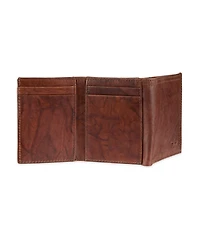 Dockers Men's Rfid Crunch Leather Z-Fold Trifold Wallet