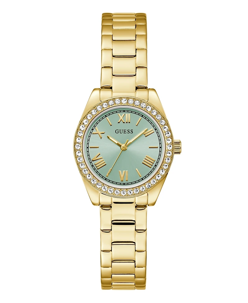 Guess Women's Analog Gold-Tone Steel Watch, 30mm