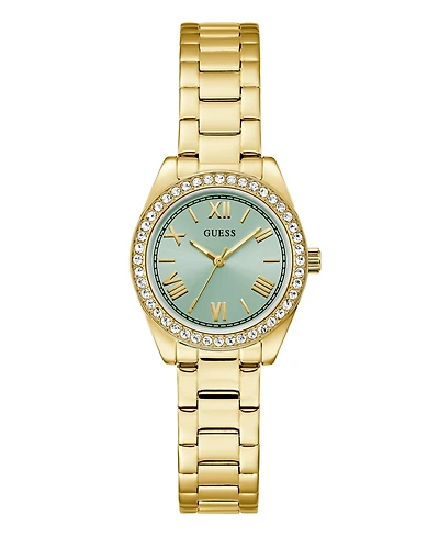 Guess Women's Analog Gold-Tone Steel Watch, 30mm