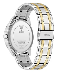 Guess Men's Analog Two-Tone Stainless-Steel Watch, 44mm