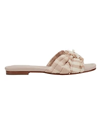 Marc Fisher Women's Orbit Knotted Flat Slide Sandals