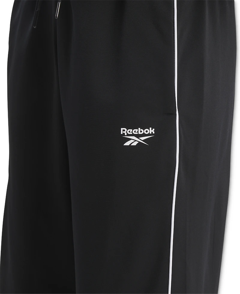 Reebok Women's Id Side-Stripe Classic Tricot Track Pants