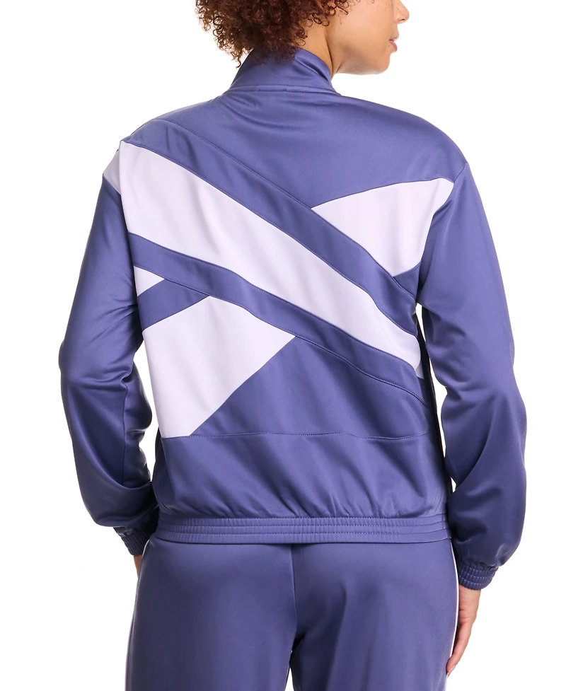 Reebok Women's Tricot Full-Zip Logo Jacket