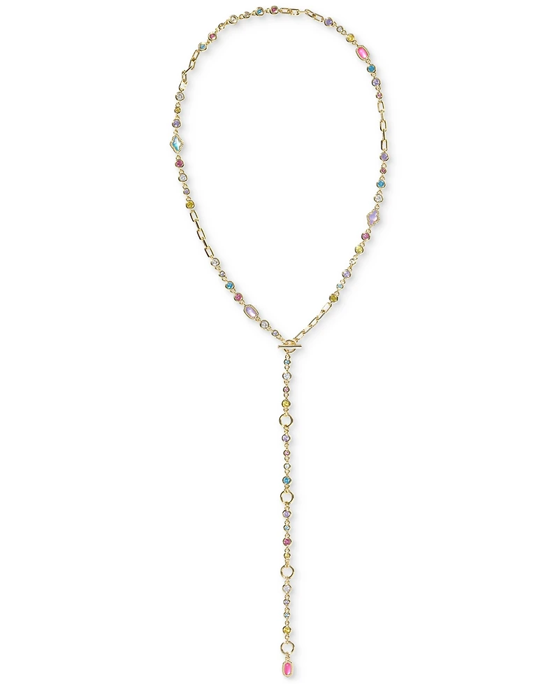 Kendra Scott 14k Gold-Plated Mixed Stone 19-2/5" Convertible Necklace