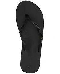 Journee Collection Tomi Braided Comfort Slip-On Flat Sandals