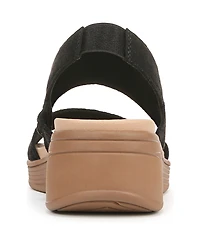 LifeStride Women's Festive Washable Slingback Wedge Sandals