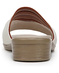 LifeStride Women's Paradise Washable Block Heel Slide Sandals