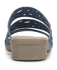 LifeStride Women's Poppy Washable Block Heel Slide Sandals