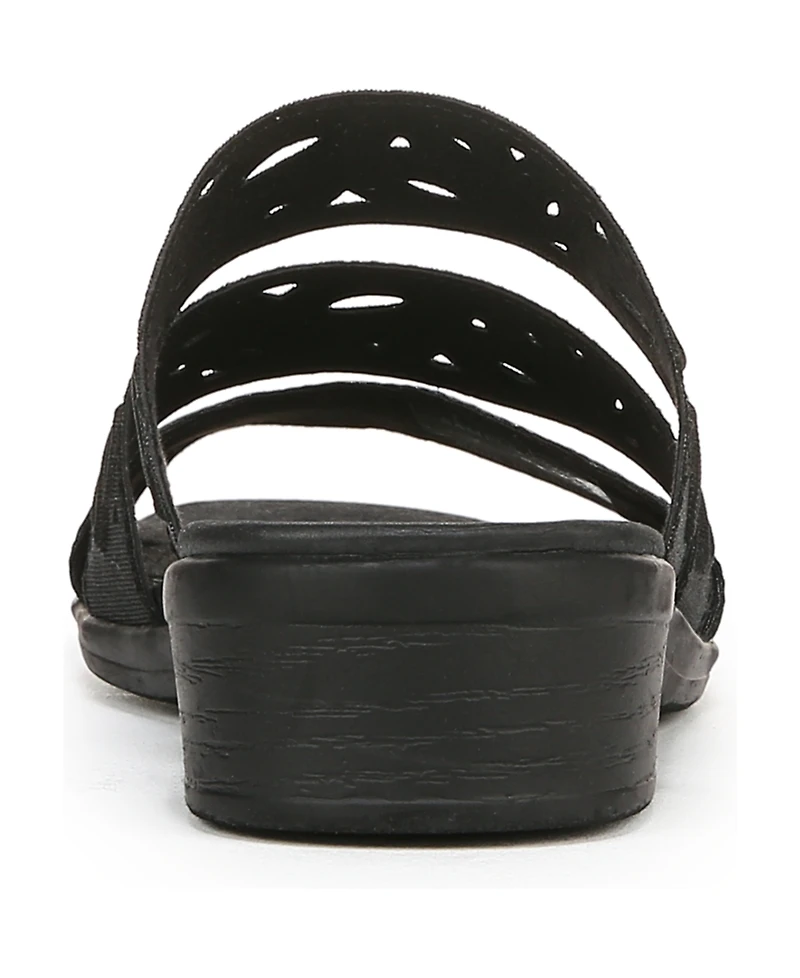 LifeStride Women's Poppy Washable Block Heel Slide Sandals