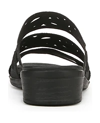 LifeStride Women's Poppy Washable Block Heel Slide Sandals