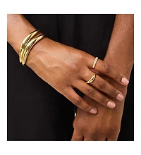 Ana Luisa Gold Band Ring - Stevie