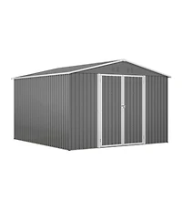 Streamdale 10x10 Metal Storage Shed with Enhanced Frame and Doors