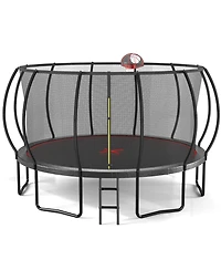 Streamdale 16FT trampoline Pumpkin- Black Red