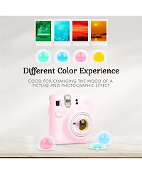 Fujifilm Instax Mini 12 Instant Film Camera, Lilac Purple Bundle with Custom Case, Accessory Kit and Daylight Film, 4x Twin Pack